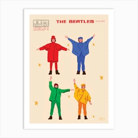 Beatles - Help Album Art Print