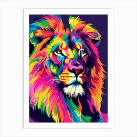 Lion Painting Art Print