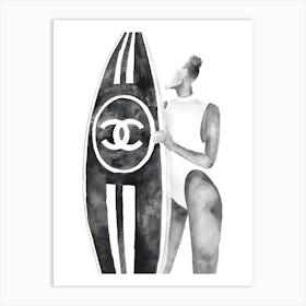 Chanel Surfboard 4 Art Print