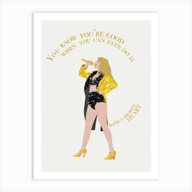  I can do it with a broken heart lyrics - Taylor Swift TTPD eras tour  Art Print