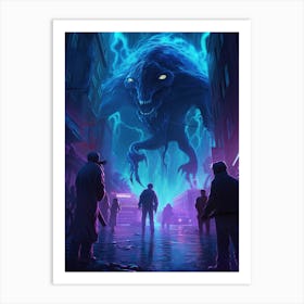 City Of Monsters Art Print