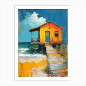 House On The Beach 1 Art Print