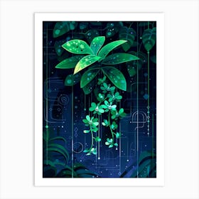 Twilight Forest 1 Art Print