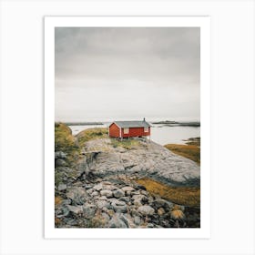 Nordic Fishing Hut Art Print