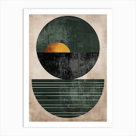 Dirac Bauhaus Mid Century Art Print