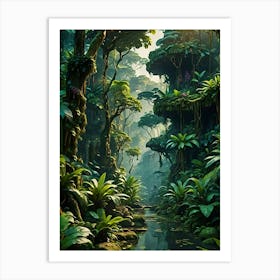 Jungle Forest Art Print