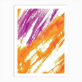 Abstract Brush Strokes 47 Art Print