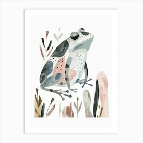 Charming Nursery Kids Animals Frog 4 Art Print