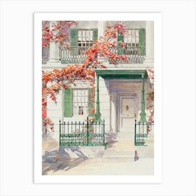 House In Bloom Art Print