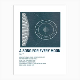 A Song For Every Moon 2017 Poster Art Print