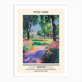 Hyde Park London Parks Garden 3 Art Print