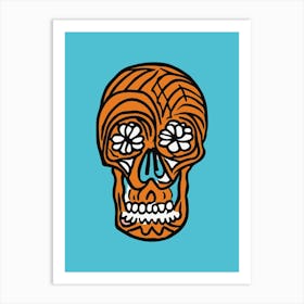 Day Of The Dead Skull 1 Art Print