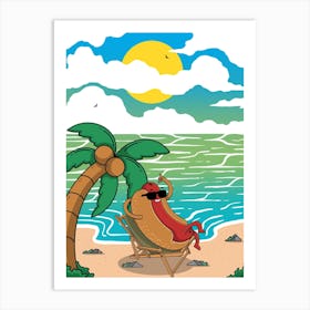 Hot Summer Art Print