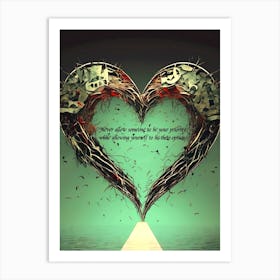 Priority and Option Heart Art Print