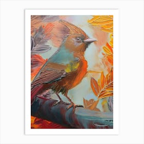 Bird On A Branch 6 Art Print