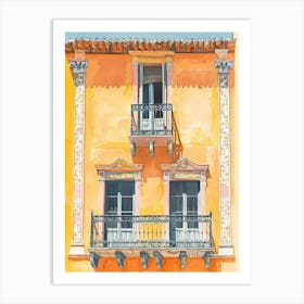 Malaga Europe Travel Architecture 3 Art Print