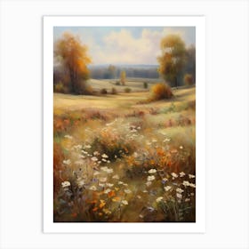 Vintage Oil Painting, Farmhouse Wall Decorations, Vintage Landscape, Vintage Landscape Oil Painting.10 Art Print