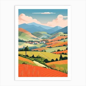 Colombia 2 Travel Illustration Art Print