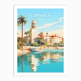 Larnaca Travel Cyprus Art Print