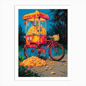 Popcorn Cart 4 Art Print