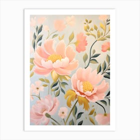 Peony Painting Art Print