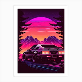 Back To The Future Art Print