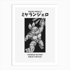 Teenage Mutant Ninja Turtles Michelangelo Art Print