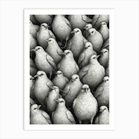 Flock Of Birds 1 Art Print