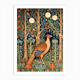 William Morris Pheasant In The Woods 2 Art Print