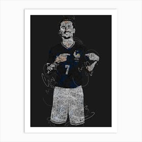 Antoine Griezmann Art Print