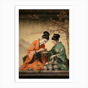 Tea Ceremony Japanese Style 2 Art Print