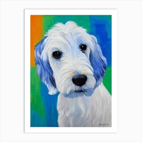 Sealyham Terrier Fauvist Style Dog Art Print