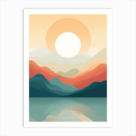 Abstract Landscape Painting 3 Art Print