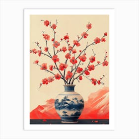 Chinese Cherry Blossoms Art Print