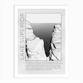 Lake Superior (BOOK) V1 Art Print