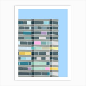 Apartment Building Margate Kent Art Print