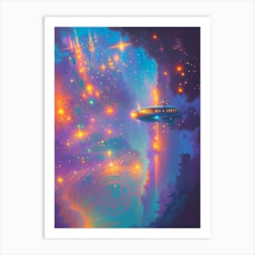 Fantasy Spaceship Art Print
