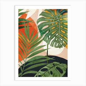 Tropical Summer Abstract Art 7 Art Print