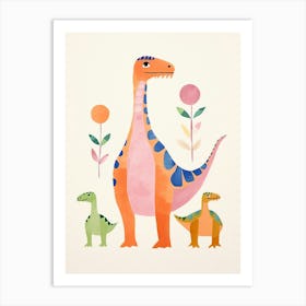 Nursery Dinosaur Family 2 Art Print