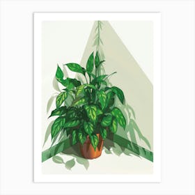 Plant In A Pot 10 Art Print