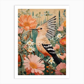 Hoopoe 3 Detailed Bird Painting Art Print