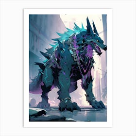 Wolf Character 2 Art Print