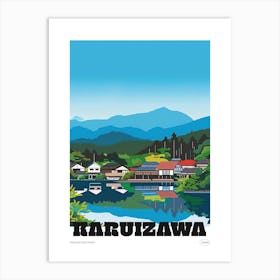 Karuizawa Japan 1 Colourful Travel Poster Art Print