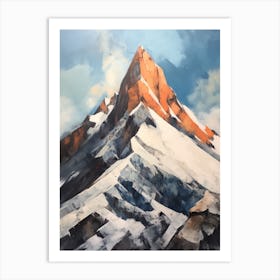 Mount Silverthrone Canada 2 Mountain Painting Art Print