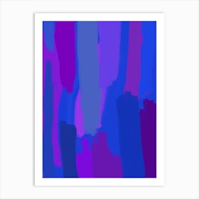 Blue And Purple34 Art Print