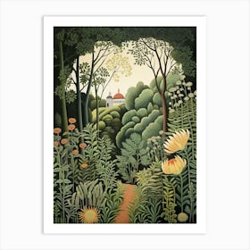 Dumbarton Oaks Usa Henri Rousseau Style 1 Art Print