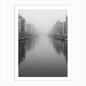 Foggy City Art Print