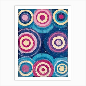 Circles Canvas Print Art Print