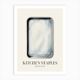 Kitchen Staples Baking Sheet Art Print