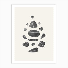 Rock Balancing Art Print